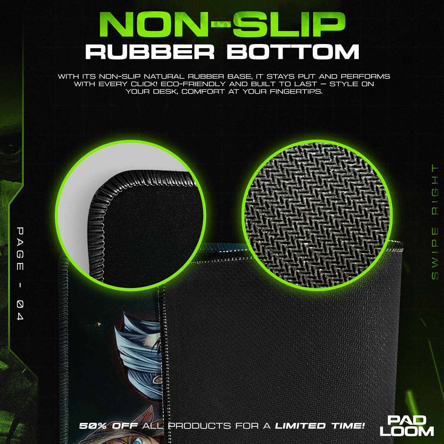 Final Fantasy VII Anniversary Mouse Pad, Game Anime Desk Mat Padloom