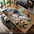 Final Fantasy XIV Battle Scene Mouse Pad, Game Anime Desk Mat Padloom