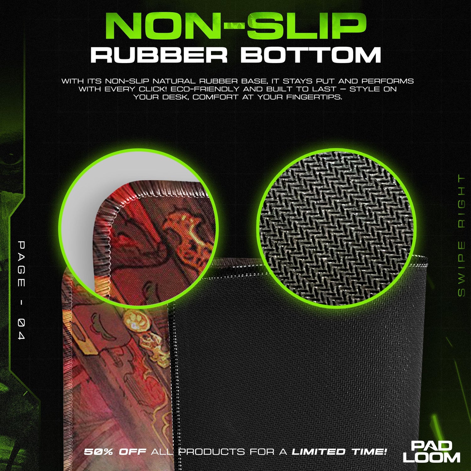 Final Fantasy XIV Marketplace Mouse Pad, Game Desk Mat Padloom