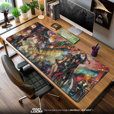 Final Fantasy XIV Marketplace Mouse Pad, Game Desk Mat