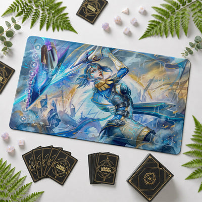 Fiora Frost Playmat - LoL Riftbound TCG Mat