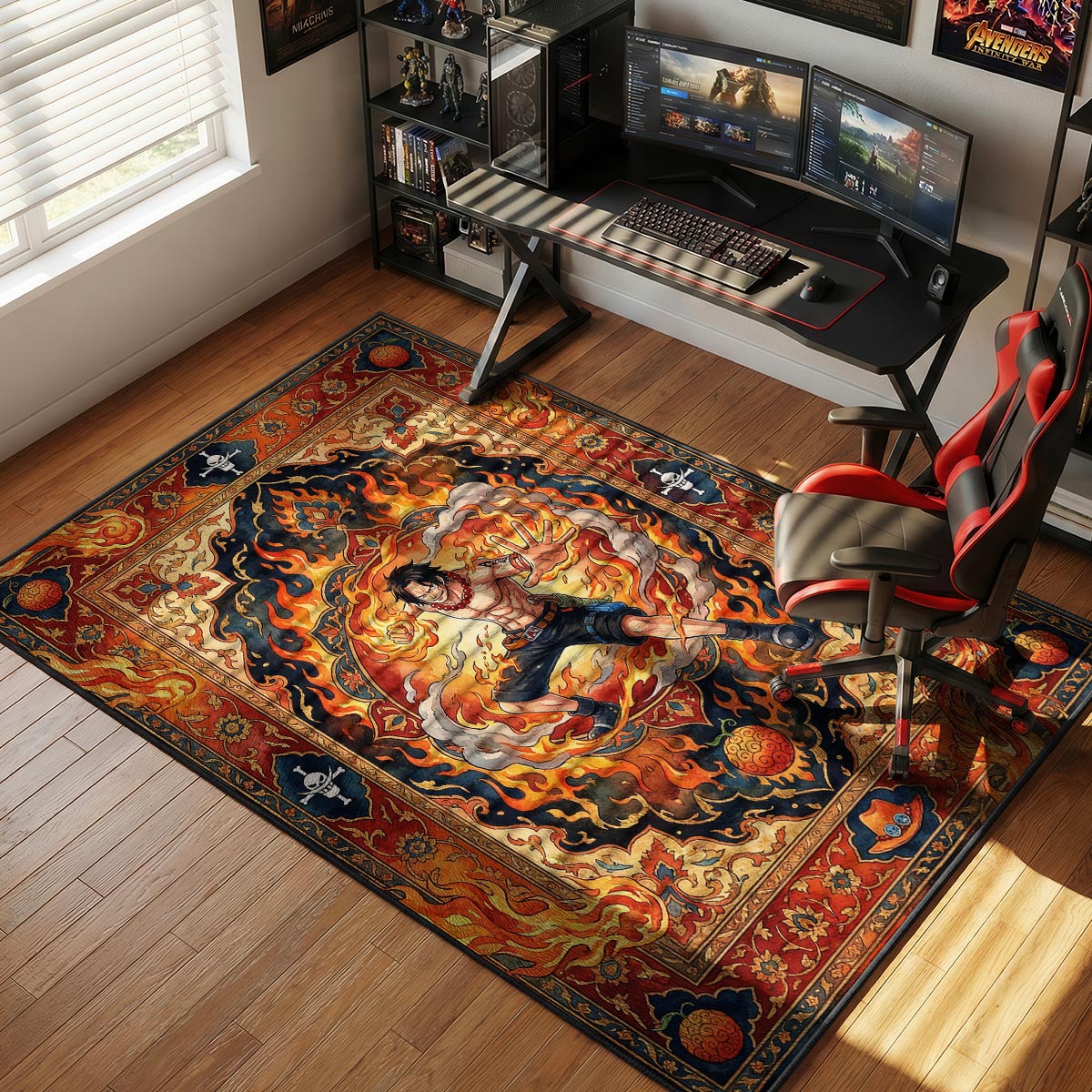 Fire Fist Ace One Piece Chair rug — main product view
