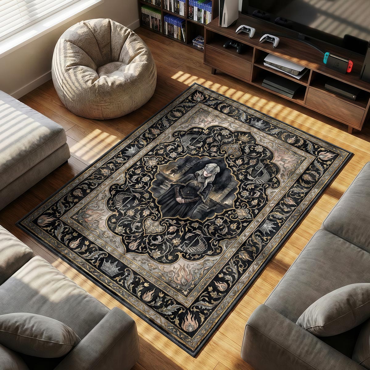 Fire Keeper Soul Rug - Dark Souls Chair Mat