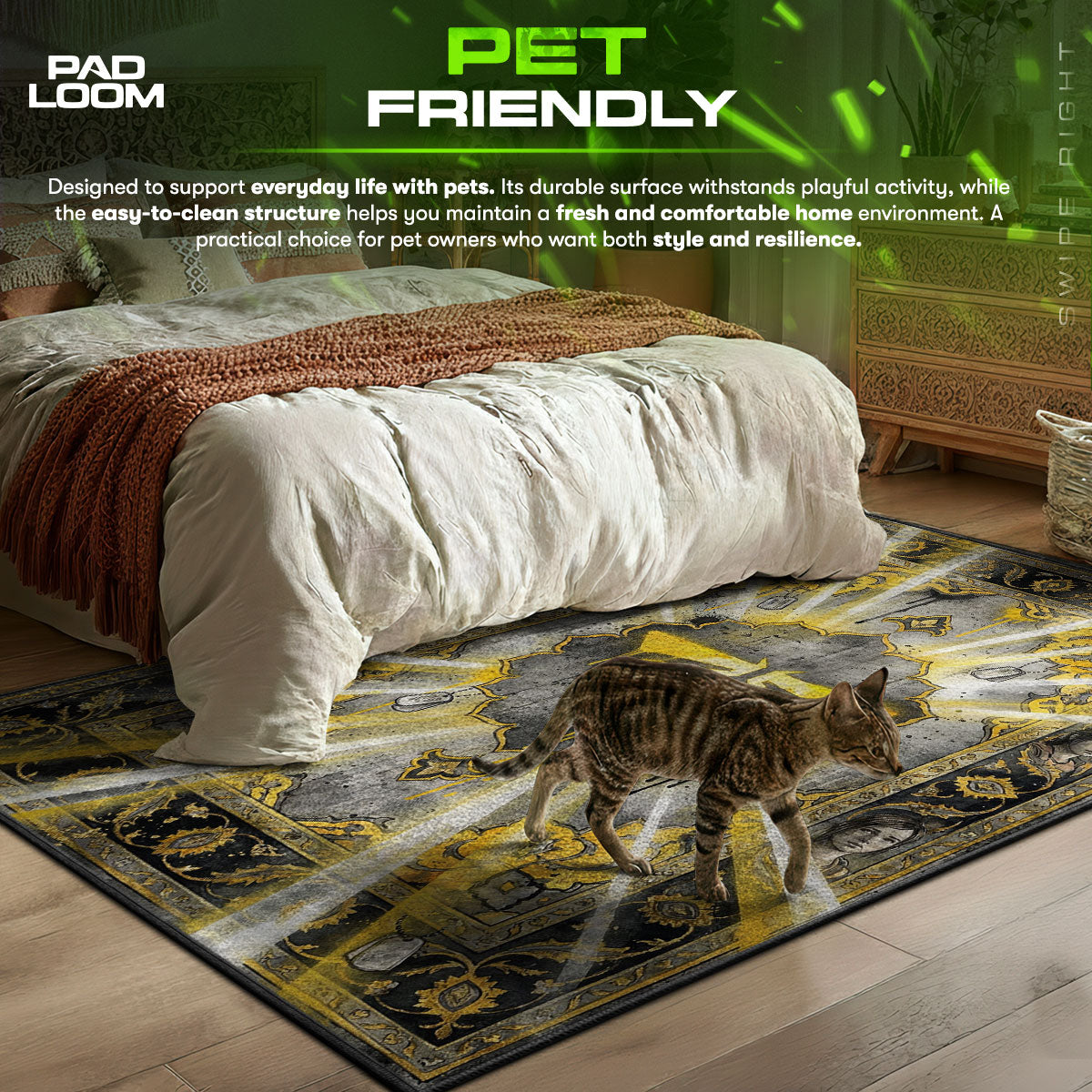 Firefly Symbol Graffiti Rug - The Last of Us Chair Mat