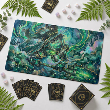 Fizz Abyss Riftbound TCG playmat – zone-free full-art League of Legends game mat