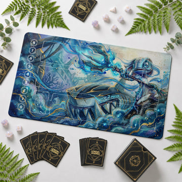Fizz Tidal Riftbound TCG playmat – zone-free full-art League of Legends game mat