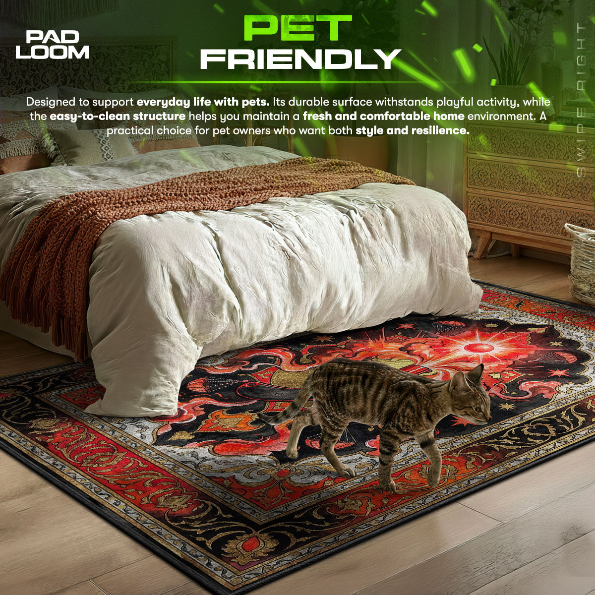 Flare Gun Airdrop Rug - PUBG Chair Mat