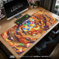 Flareon Ember Prism Mouse Pad – gaming desk mat by Padloom