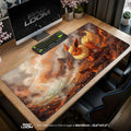 Flareon Lava Ember Mouse Pad – gaming desk mat by Padloom