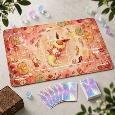 Flareon Pond Playmat - Pokemon TCG Mat
