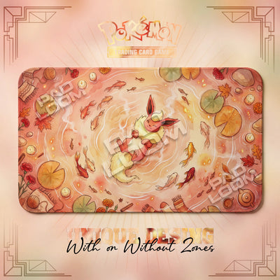 Flareon Pond Playmat - Pokemon TCG Mat