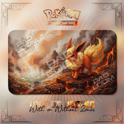 Flareon Volcano Playmat - Pokemon TCG Mat