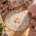 Schwebender Stern Kirby runder Teppich im Wohnraum - Kirby Stuhlmatte