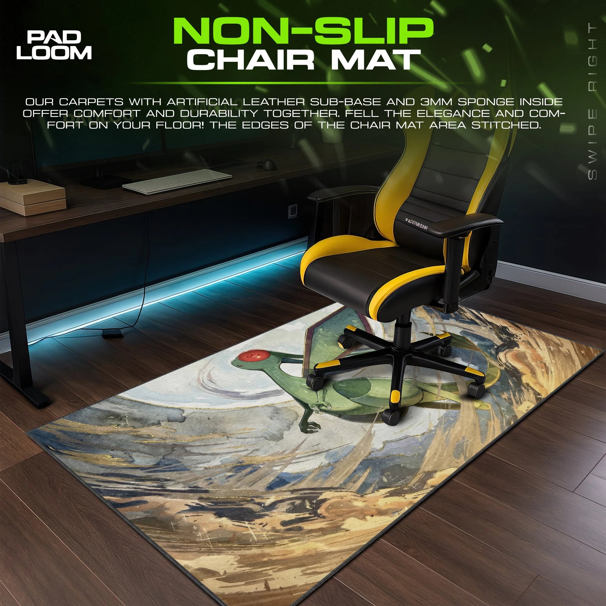 Flygon Desert Storm Mouse Pad - Pokemon Desk Mat