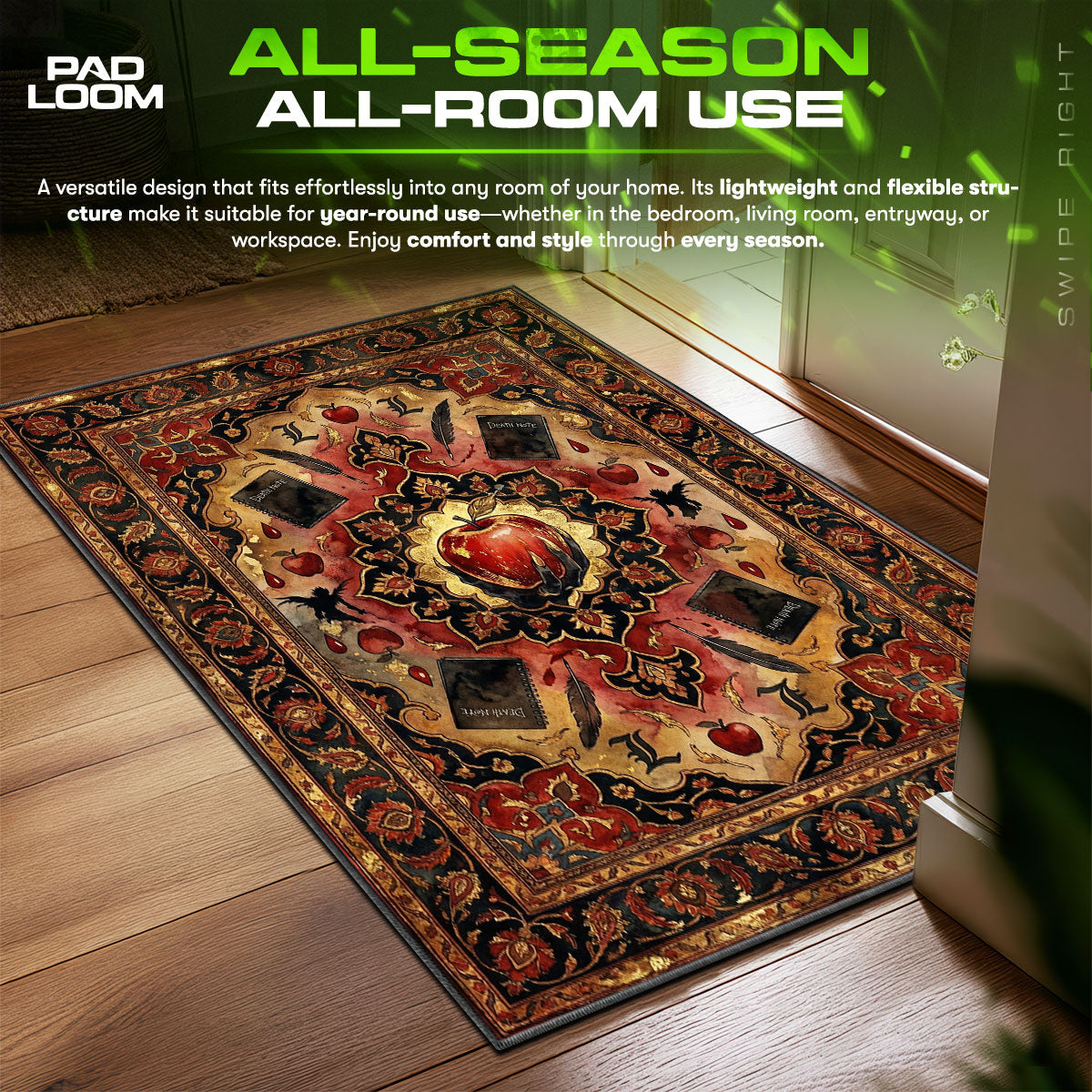 Verbotene Frucht Teppich - Death Note Stuhlmatte