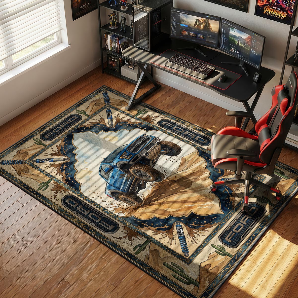 Ford Raptor Desert Streetwear Floor rug — main product view