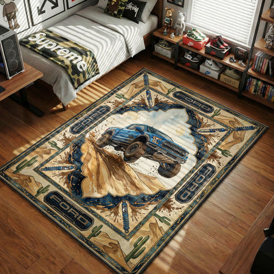 Ford Raptor Desert Rug - Streetwear Floor Mat