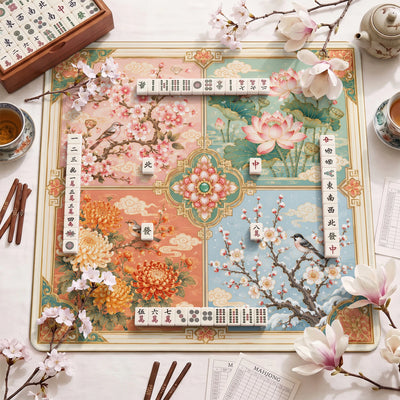 Four Seasons Panel Mahjong-Matte - Mah-Jongg Matte