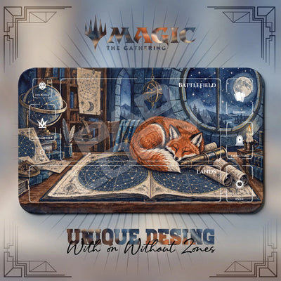 Fox Observatory Playmat - MTG Magic Mat