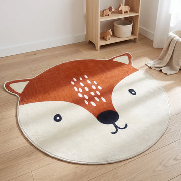 Fox Rug - Shaped Kids Room Area Rug