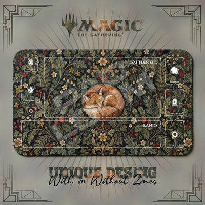 Fox Tapestry Playmat - MTG Magic Mat