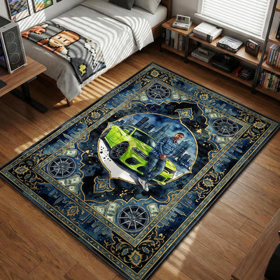 Franklin Clinton Street Racer Rug - GTA V Chair Mat