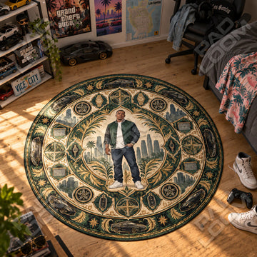 Franklin Skyline Round Rug - GTA Chair Mat