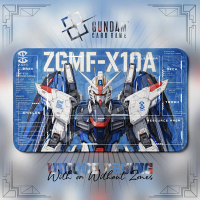 Freedom ZGMF-X10A Playmat - Gundam TCG Card Game Mat