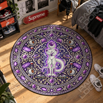 Frieza Galaxy Round Rug - Dragon Ball Chair Mat