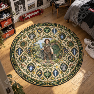 Frodo Shire Round Rug - Lord of the Rings Chair Mat