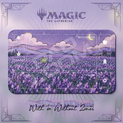 Frog Lavender Playmat - MTG Magic Mat