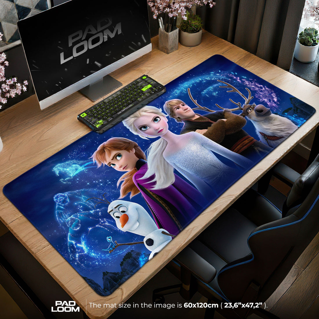 Frozen Night Magic Mouse Pad - Enchanted Team Desk Mat Padloom