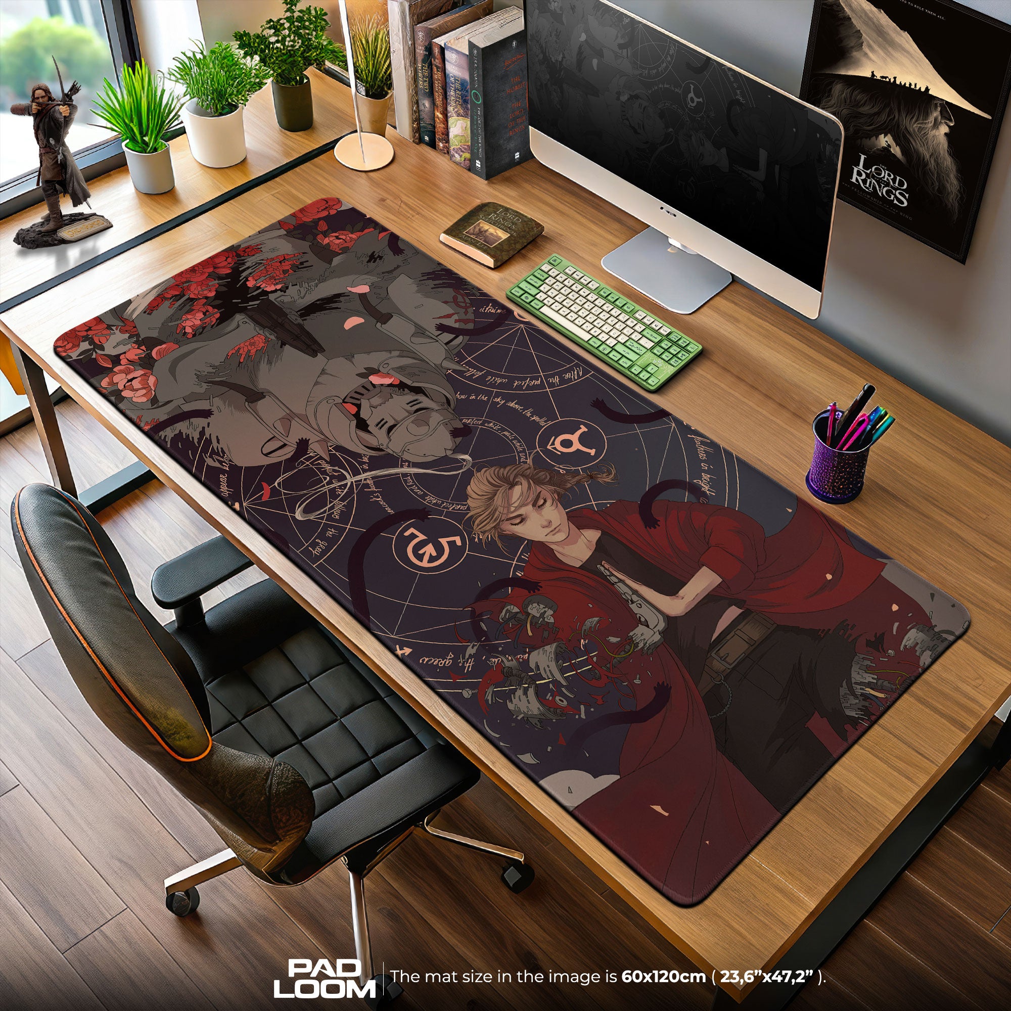 Fullmetal Alchemist Brothers Bond Mouse Pad, Anime Desk Mat