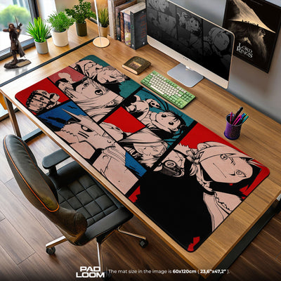 Fullmetal Alchemist Character Panels Mouse Pad, Anime Desk Mat