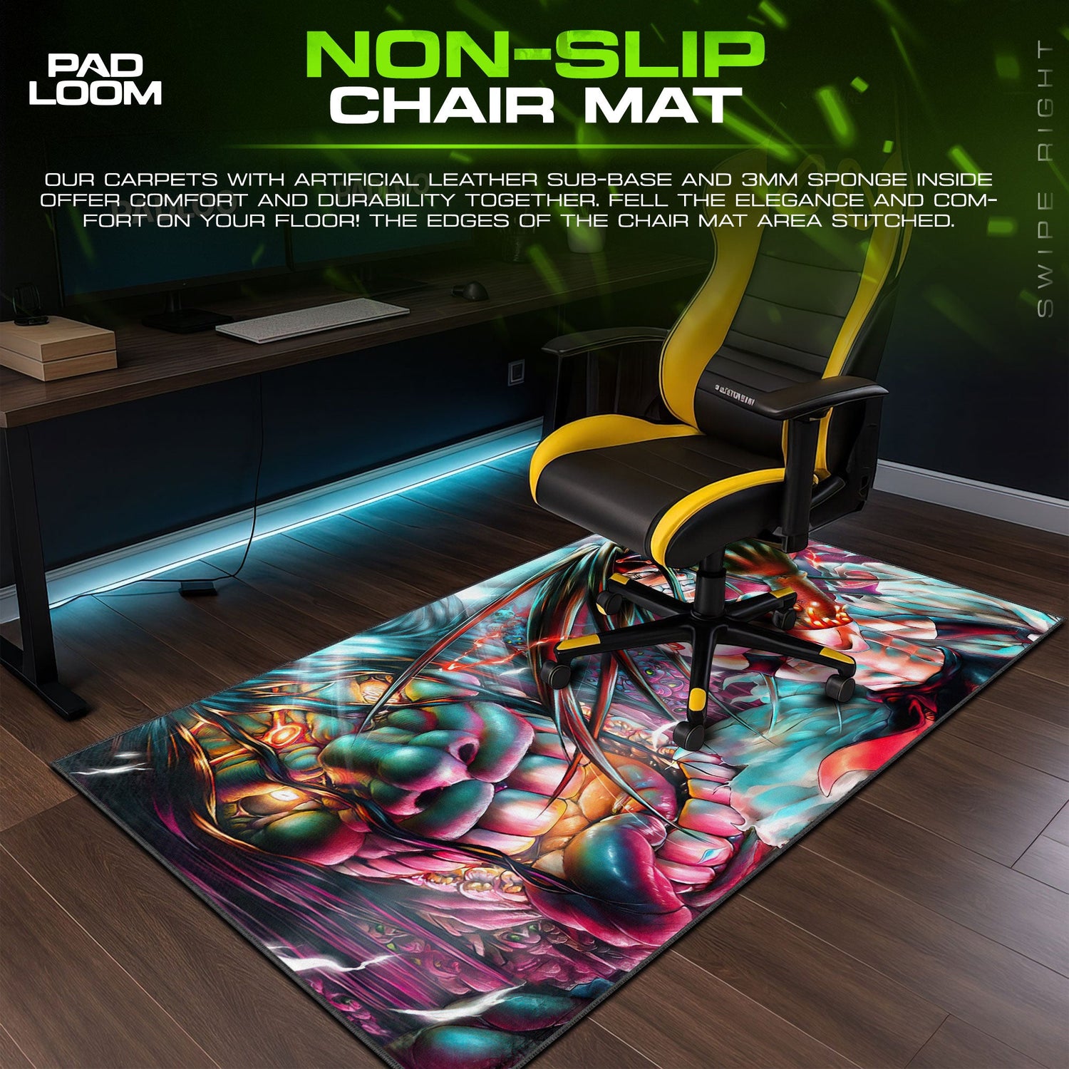 Fullmetal Alchemist Envy Form Mouse Pad, Anime Desk Mat Padloom