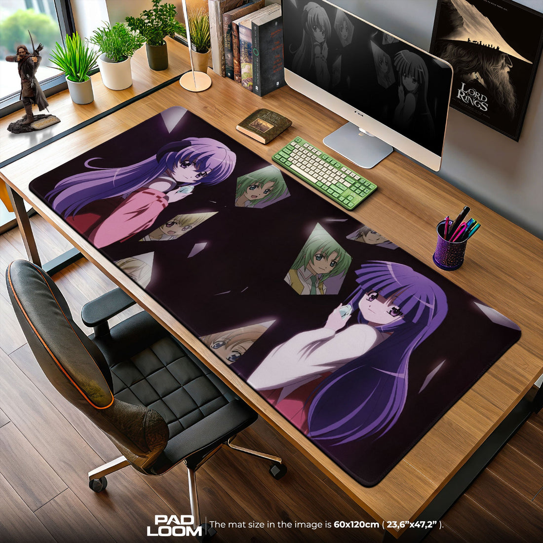 Furude Rika Mouse Pad - Fractured Memories Anime Desk Mat Padloom