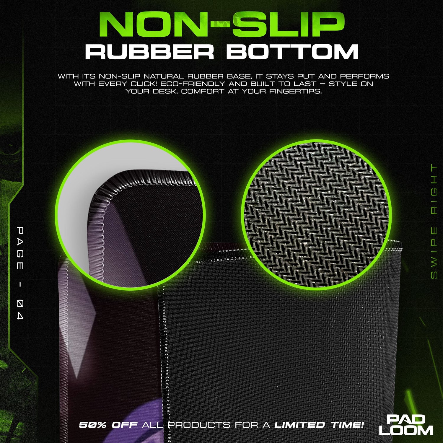 Furude Rika Mouse Pad - Fractured Memories Anime Desk Mat Padloom