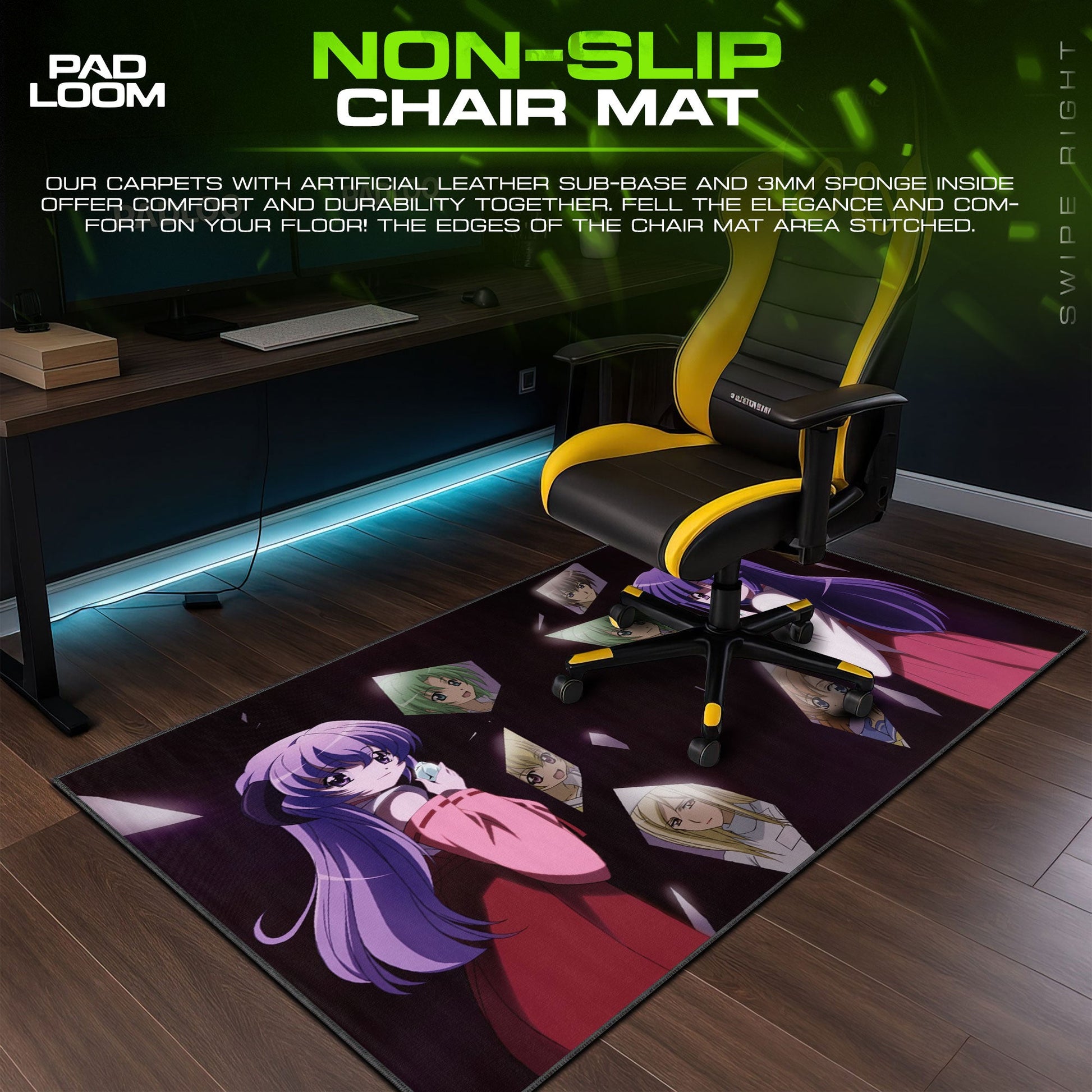 Furude Rika Mouse Pad - Fractured Memories Anime Desk Mat Padloom
