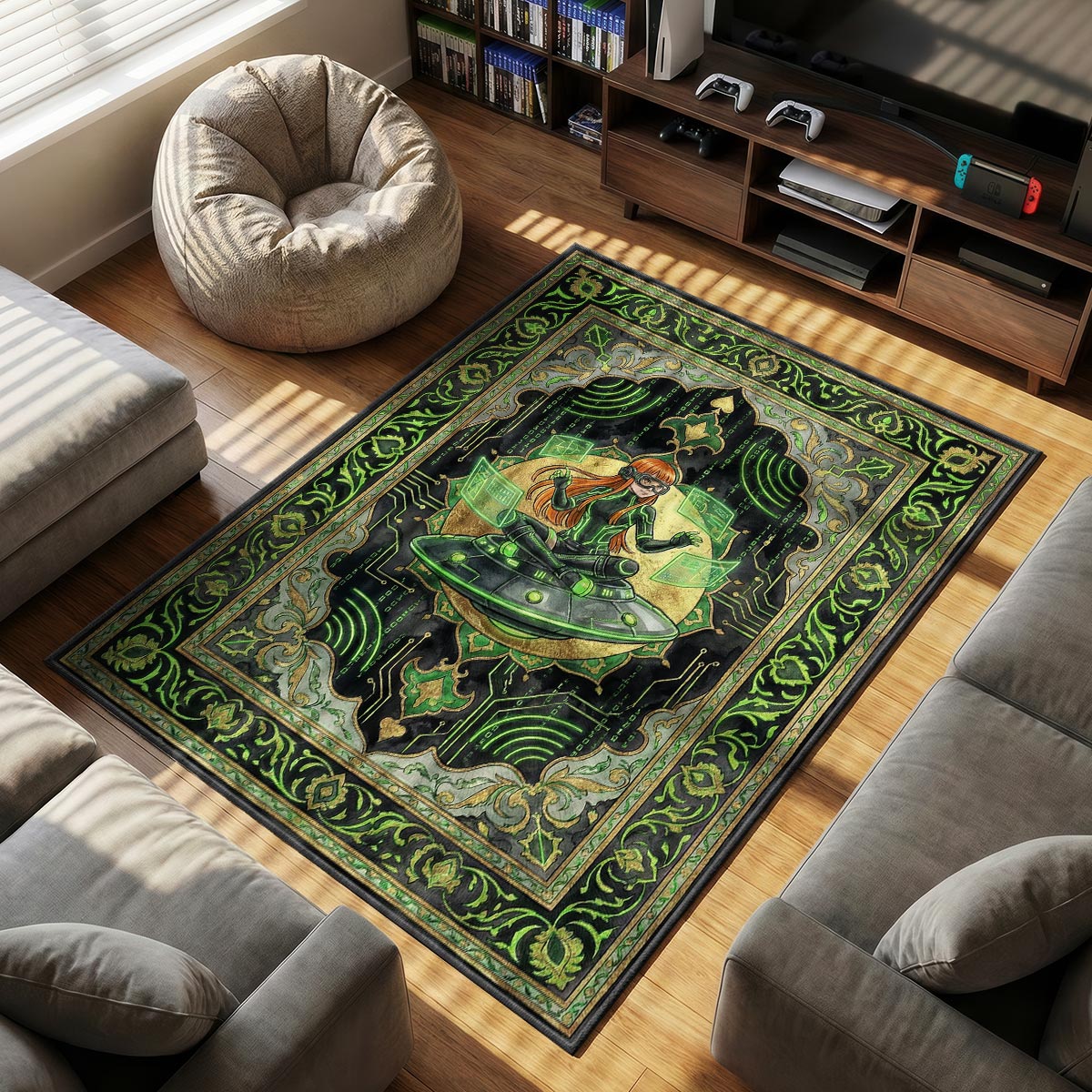 Futaba Oracle Digital Rug - Persona 5 Chair Mat