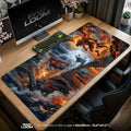 Gandalf and the Balrog Mouse Pad – gaming desk mat by Padloom