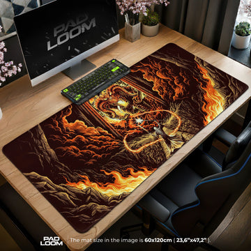 Gandalf vs Balrog Mouse Pad - LOTR Desk Mat