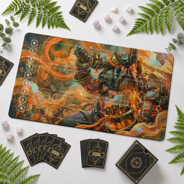 Gangplank Runeforge Riftbound TCG playmat – zone-free full-art League of Legends game mat
