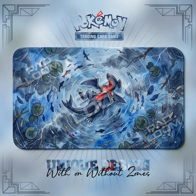 Garchomp Pond Playmat - Pokemon TCG Mat