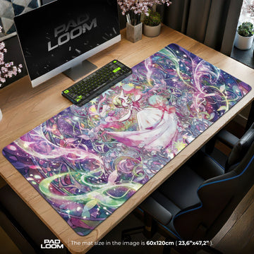 Gardevoir Nouveau Bloom Mouse Pad – gaming desk mat by Padloom