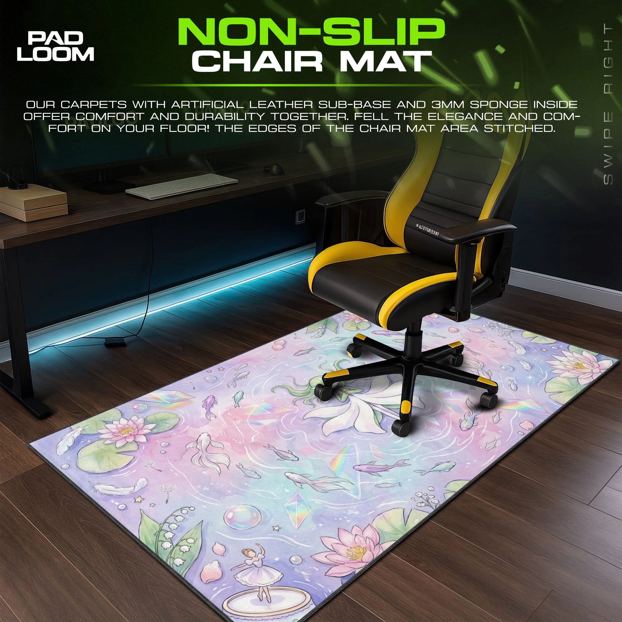 Gardevoir Prism Pond Mouse Pad - Pokemon Desk Mat