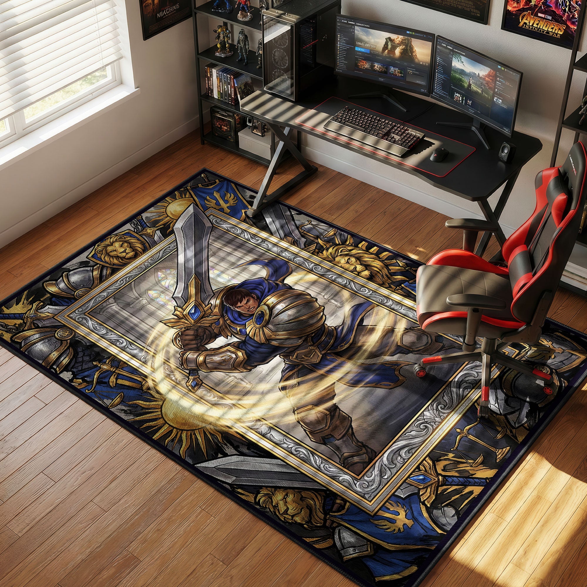 Garen Demacia Macht Teppich - League of Legends Stuhlunterlage