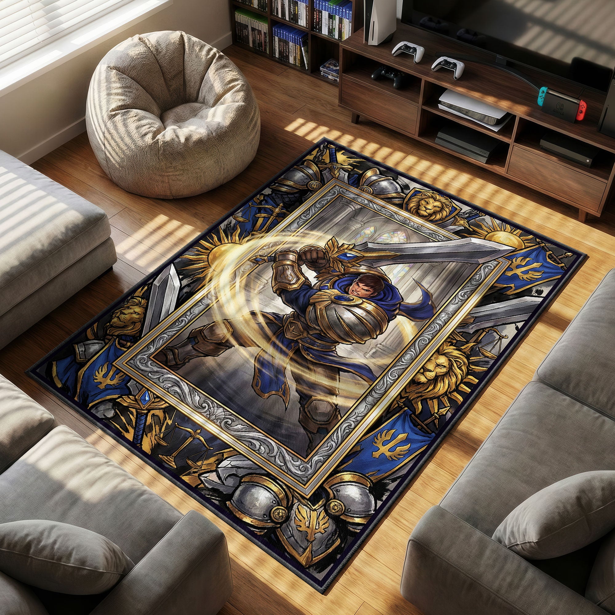 Garen Demacia Macht Teppich - League of Legends Stuhlunterlage