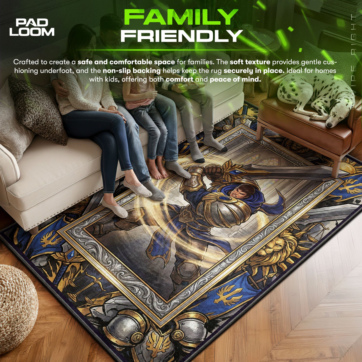 Garen Demacia Macht Teppich - League of Legends Stuhlunterlage