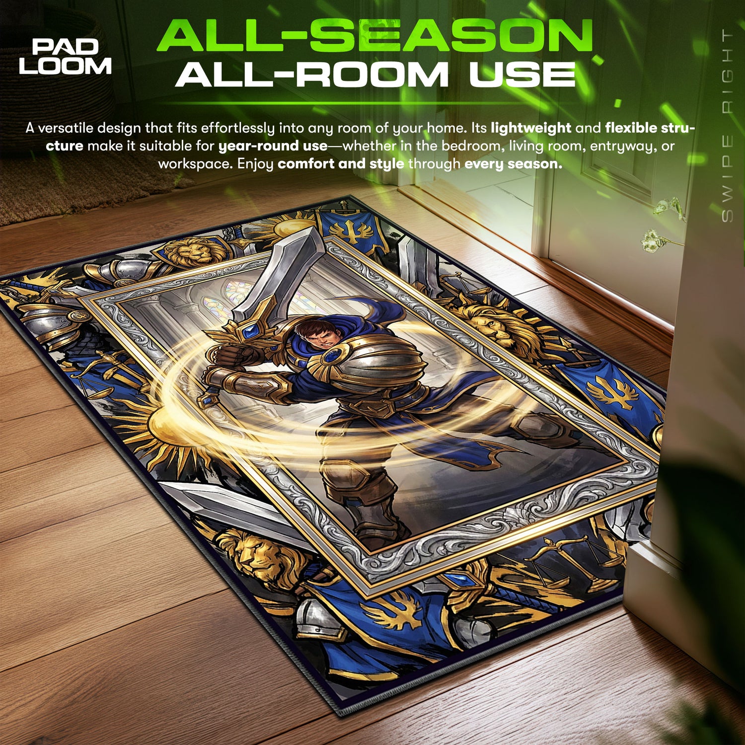 Garen Demacia Macht Teppich - League of Legends Stuhlunterlage