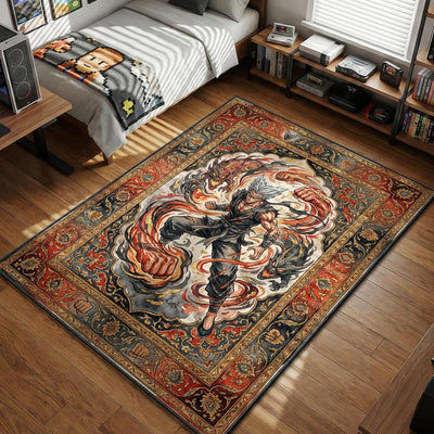 Garou Hero Hunter Rug - One Punch Man Chair Mat